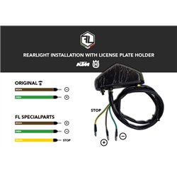 Sherco-Compatible - Retractable Plateholder