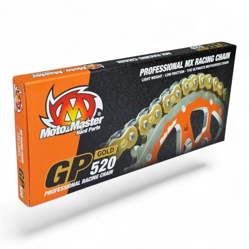 GP 520 Professional Cross Chain (non O-RIng) - 120 Links - Gold