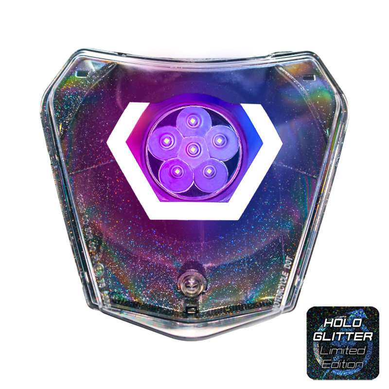 HexBeam KTM - RGBW HexBeam Holo Glitter Edition RGBW - fits on KTM/GasGas-HexBeam - Forme hexagonale-Movetronix Shop - Special motorbike products & accessories
