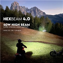 HexBeam RGBW fits on KTM/GasGas