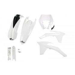 KTM EXC UFO Plastic Kit 125-500 2012-2013 - Black