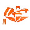 KTM EXC UFO Plastik Kit 125-500 2020-2023-Plastik Kits & Schutz-Movetronix Shop - Special motorbike products & accessories