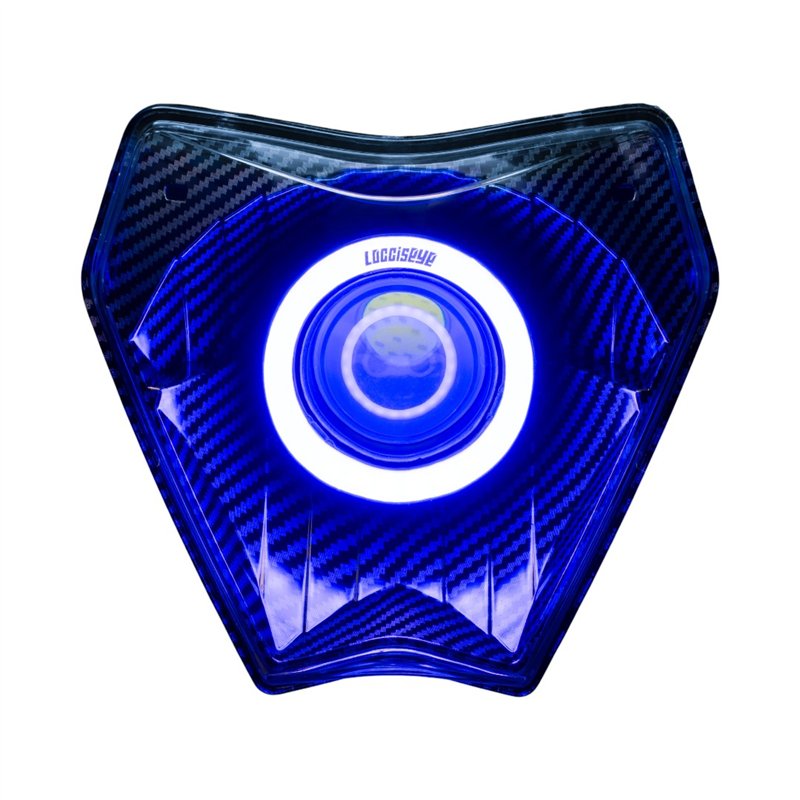 Loccis Eye 3.0 RGB Carbon Fiber Edition - fits on KTM 2024+-Loccis Eye 3.0 / 3.1 - RGB-Movetronix Shop - Special motorbike products & accessories