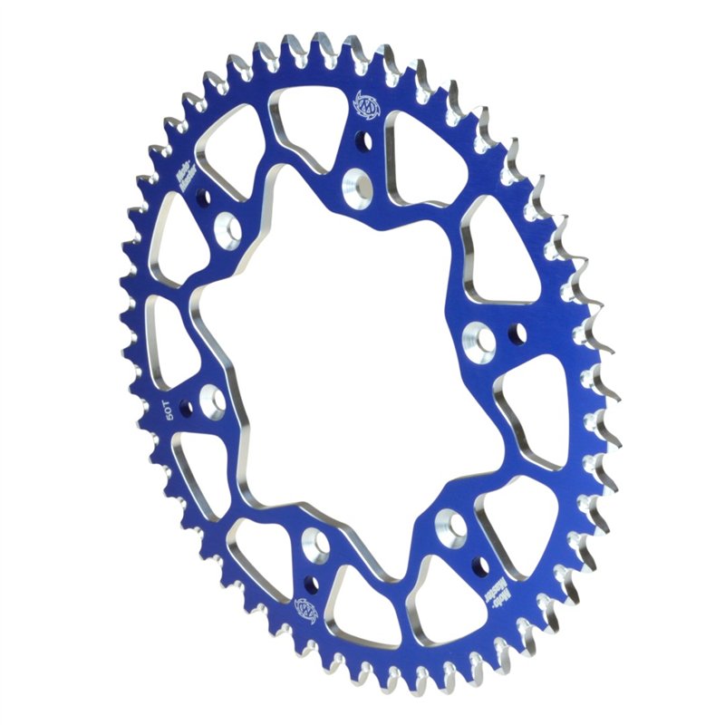Motomaster sprocket for Yamaha and Fantic aluminum 48-52 teeth – color selectable