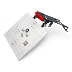 Yamaha YZ - Compatible-Porte-plaque rétractable