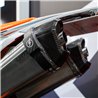 Exhaust Crash Protector – Carbon Design Supermoto Muffler Guard (Universal)-Stunt & Crash Protection-Movetronix Shop - Special motorbike products & accessories