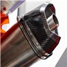 Exhaust Crash Protector – Carbon Design Supermoto Muffler Guard (Universal)-Stunt & Crash Protection-Movetronix Shop - Special motorbike products & accessories