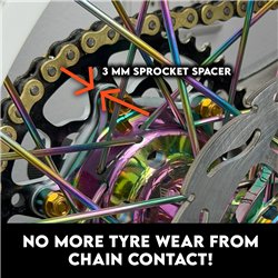 YAMAHA/FANTIC Sprocket Spacers