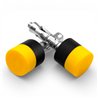 Kit protezione estremità manubrio CNC per Supermoto – Universale per manubrio da 22 mm-Protezione contro acrobazie e incidenti-Movetronix Shop - Special motorbike products & accessories