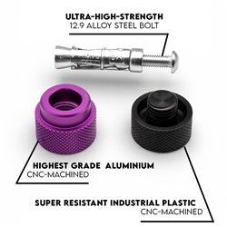 Kit de protection d'extrémité de guidon CNC pour Supermoto – Universel pour guidon de 22 mm