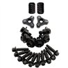 Mega CNC Screw Bundle - Black-Vis-Movetronix Shop - Special motorbike products & accessories