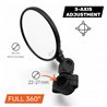 Set di 2 specchietti Supermoto Flexi - Omologati E-Specchi-Movetronix Shop - Special motorbike products & accessories