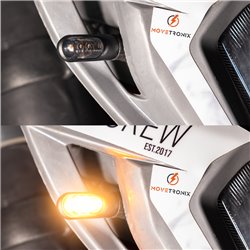 Super Street Bundle - Supermoto Mirrors + Indicator Set