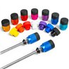 CNC-gefräste Stuntpegs für Supermoto – Universelles Achsschleifer-Set mit austauschbaren Kappen-Stunt- und Crashschutz-Movetronix Shop - Special motorbike products & accessories