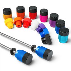 CNC Bar End Protection Kit for Supermoto – Universal for 22mm Handlebar