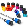 Pedane CNC per Supermoto – Kit universale di cursori per asse con tappi sostituibili-Protezione contro acrobazie e incidenti-Movetronix Shop - Special motorbike products & accessories