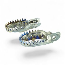 SCAR Titanium Footpegs Anti-Mud