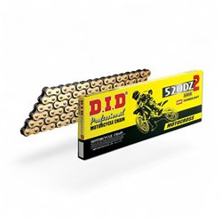 D.I.D 520DZ2 Gold Motocross Chain – 120 Links