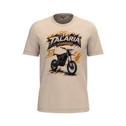 Talaria Digital Art T-Shirt – Orange / Black & White