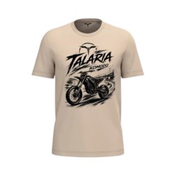 Talaria Digital Art T-Shirt – Orange / Black & White