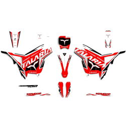 RED SPORT TYPE 2 Graphics Kit – Talaria Komodo