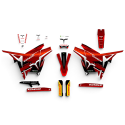 Red Sport Type 1 Graphics Kit – Talaria Komodo